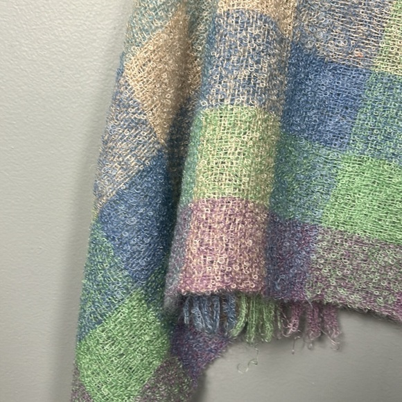 Handwoven 100% mohair made in Scotland by Andrew Stewart vintage scarf - Picture 12 of 13